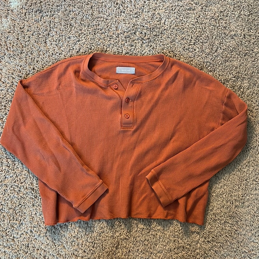 Everlane Waffle Knit Shirt